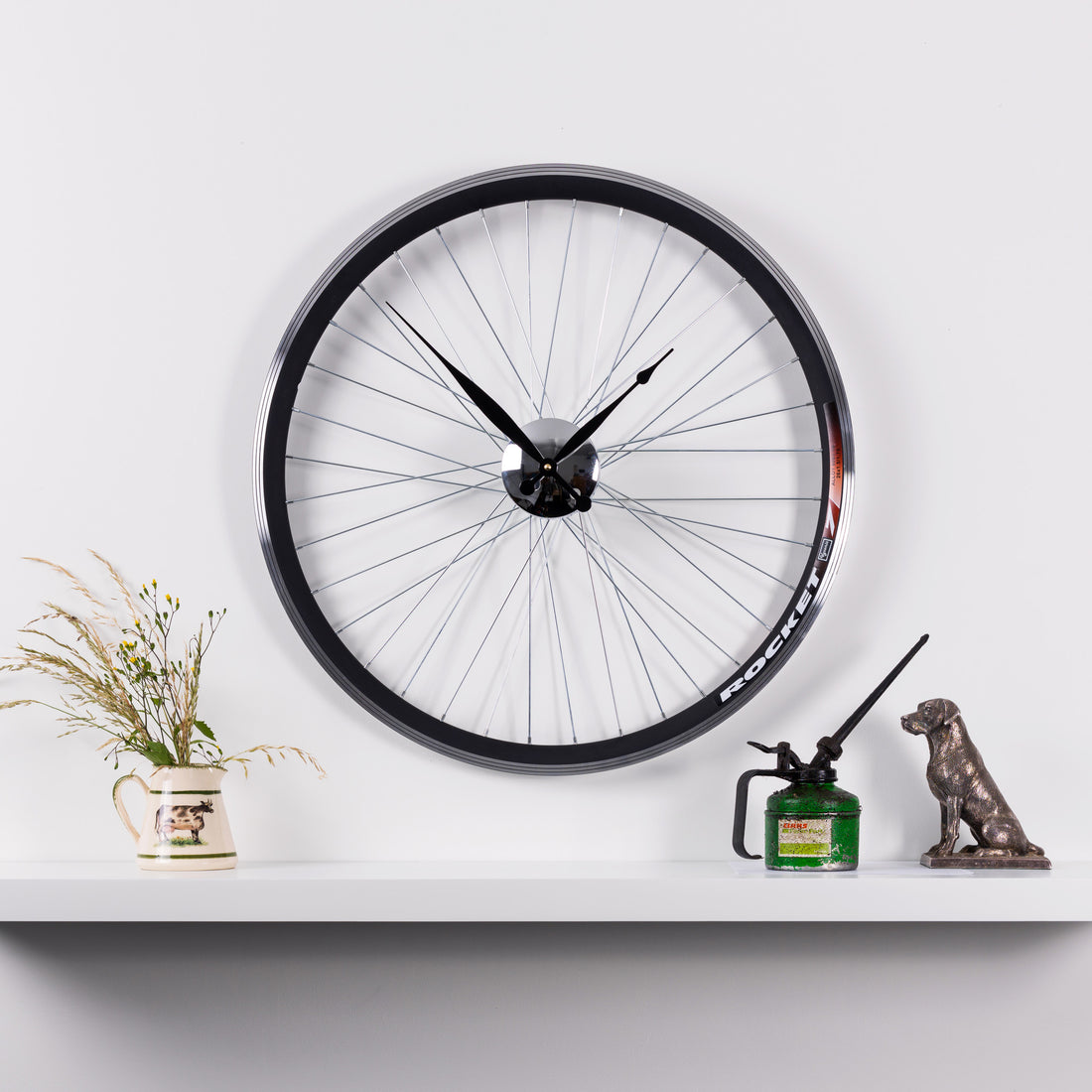 RACING BIKE WHEEL CLOCK   Size - 22.5 inch