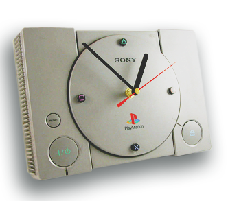 Playstation Upcycled Clock